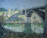 Ernest Lawson Spring Night,Harlem River oil painting picture wholesale